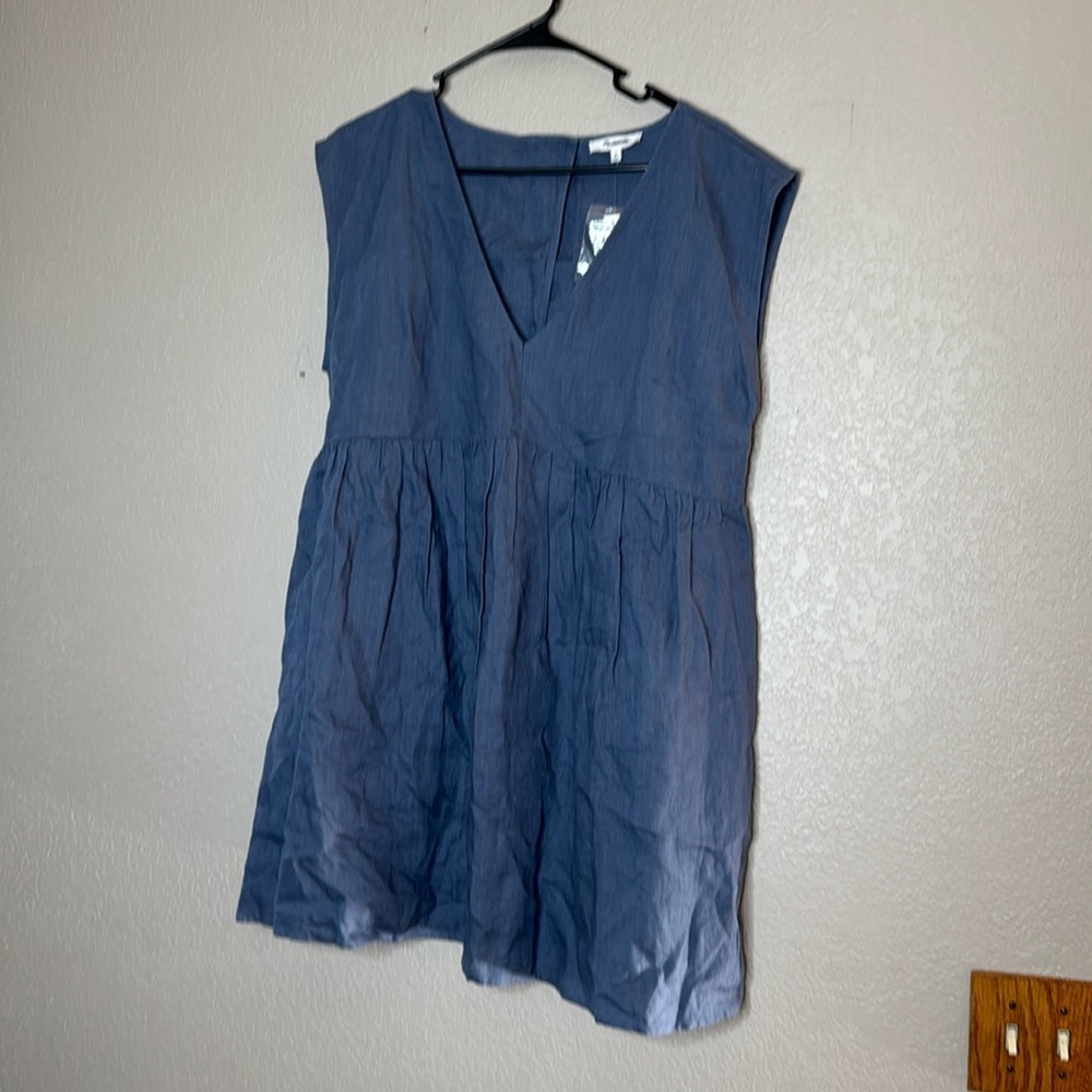 Madewell Relaxed Empire-Waist Mini Dress - Picture 6 of 9